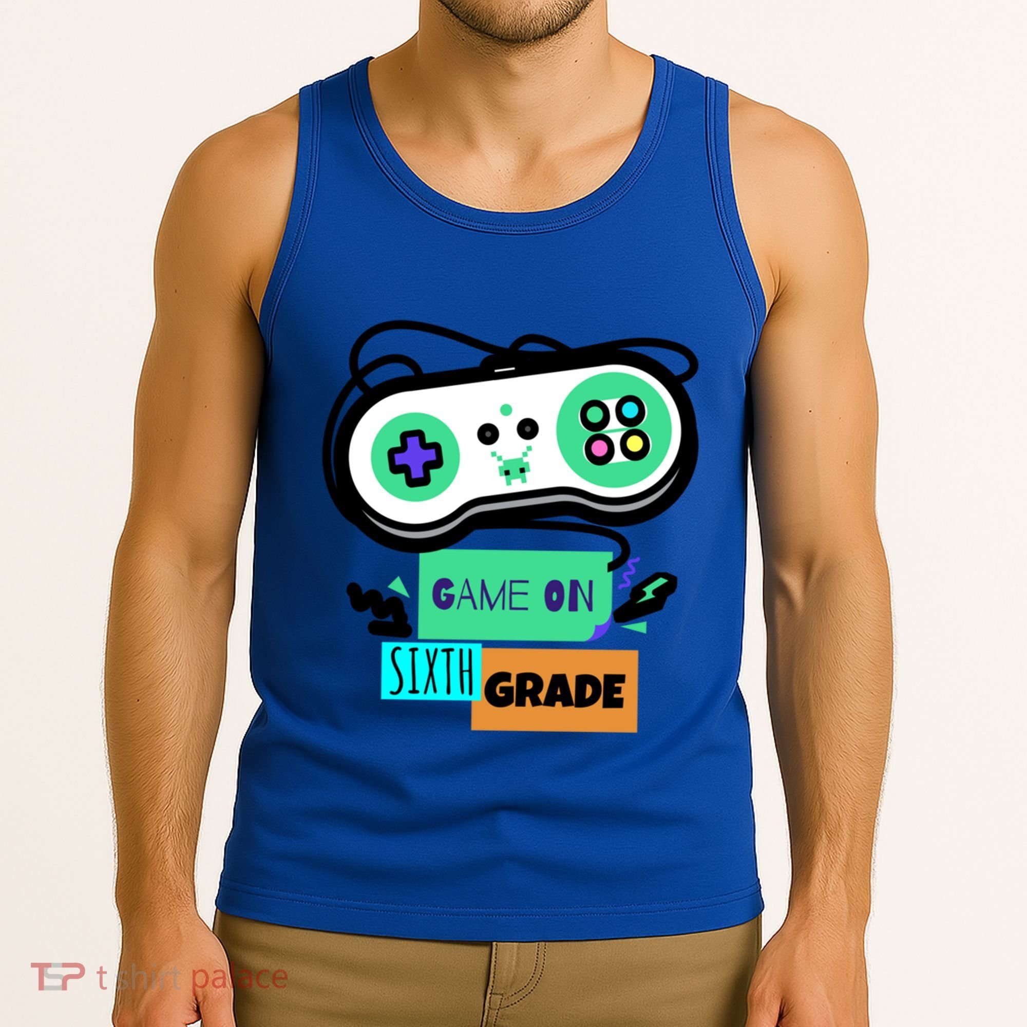 Game On Sixth Grade First Day Of 6Th Grade Back To School Gift Tank Top