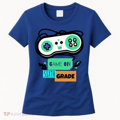 Game On Sixth Grade First Day Of 6Th Grade Back To School Gift Women's T-Shirt