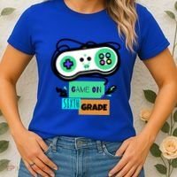 Game On Sixth Grade First Day Of 6Th Grade Back To School Gift Women's T-Shirt thumb 2