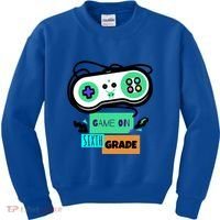 Game On Sixth Grade First Day Of 6Th Grade Back To School Gift Kids Sweatshirt thumb 0