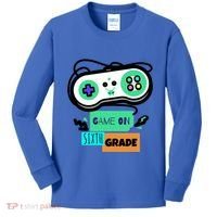 Game On Sixth Grade First Day Of 6Th Grade Back To School Gift Kids Long Sleeve Shirt thumb 0
