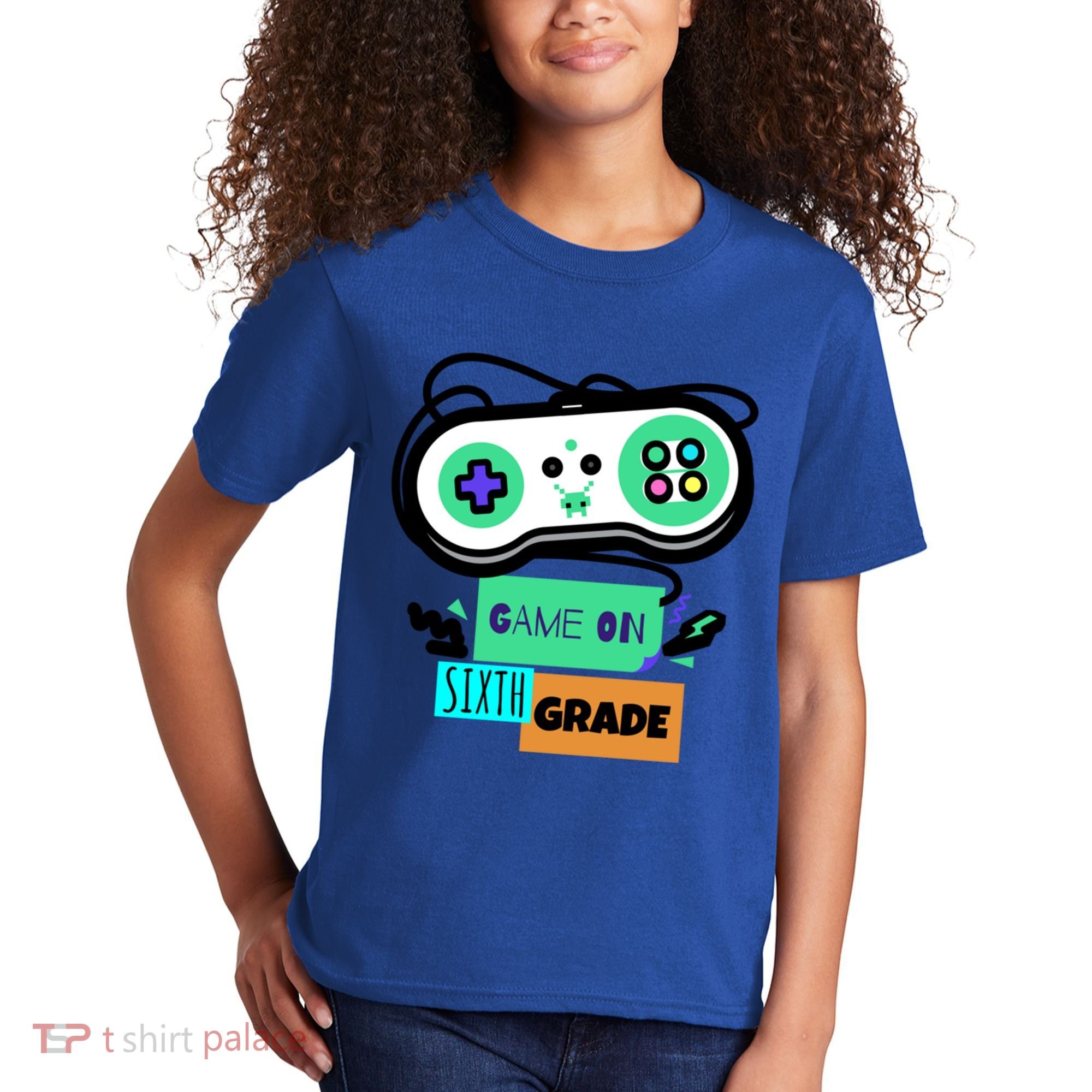 Game On Sixth Grade First Day Of 6Th Grade Back To School Gift Kids T-Shirt