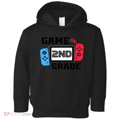 Game On Second Grade Back To School Toddler Hoodie