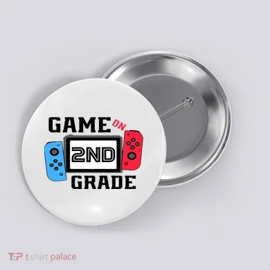 Game On Second Grade Back To School Button