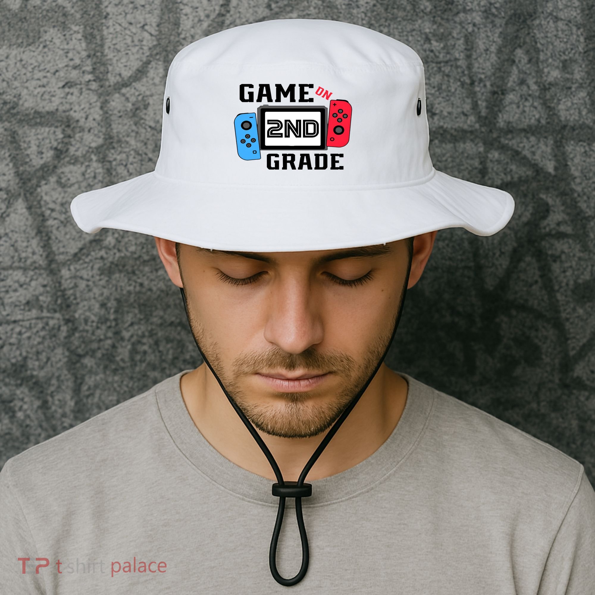 Game On Second Grade Back To School Bucket Hat