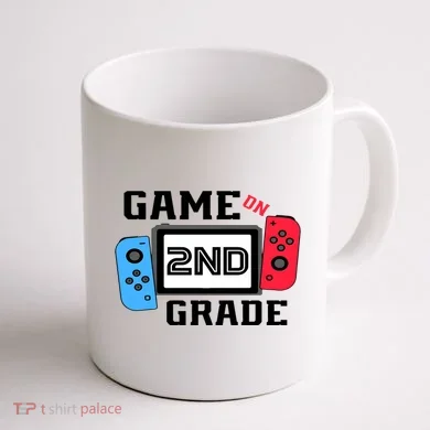 Game On Second Grade Back To School Coffee Mug back
