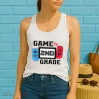 Game On Second Grade Back To School Women's Tank Top thumb 2