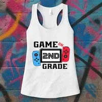 Game On Second Grade Back To School Women's Tank Top thumb 3
