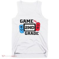 Game On Second Grade Back To School Tank Top thumb 0