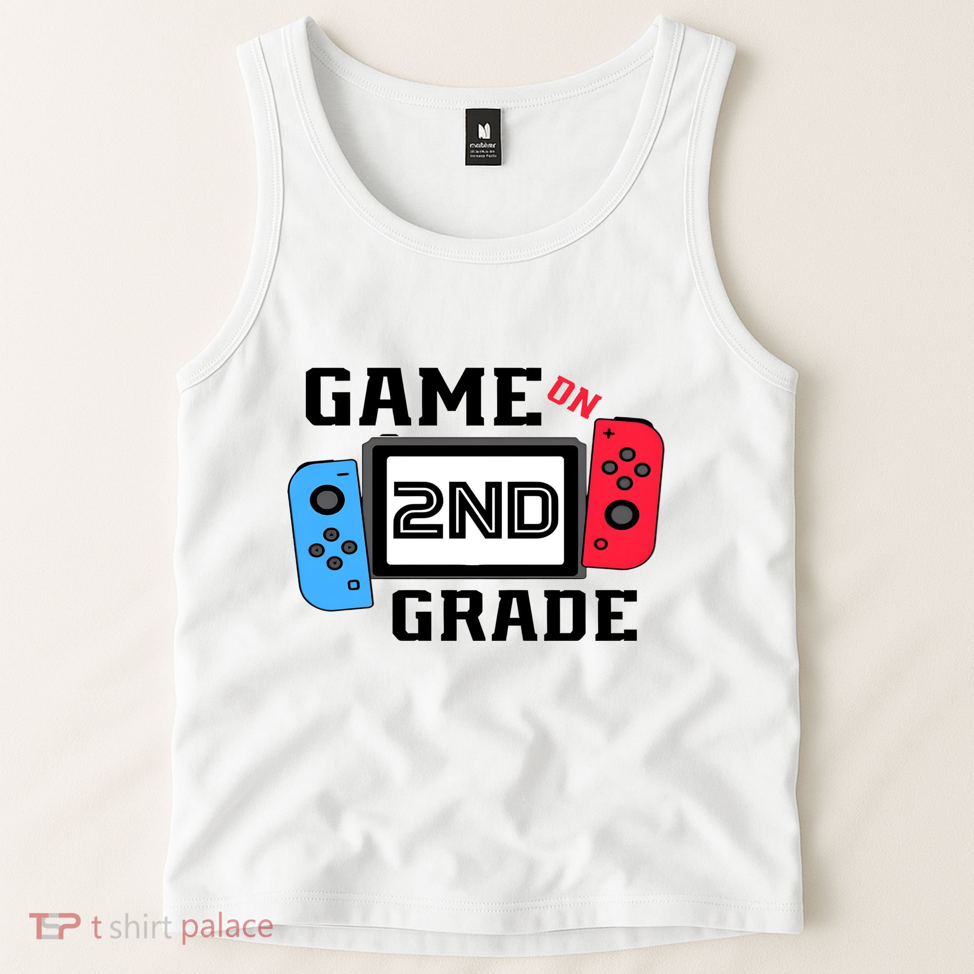 Game On Second Grade Back To School Tank Top