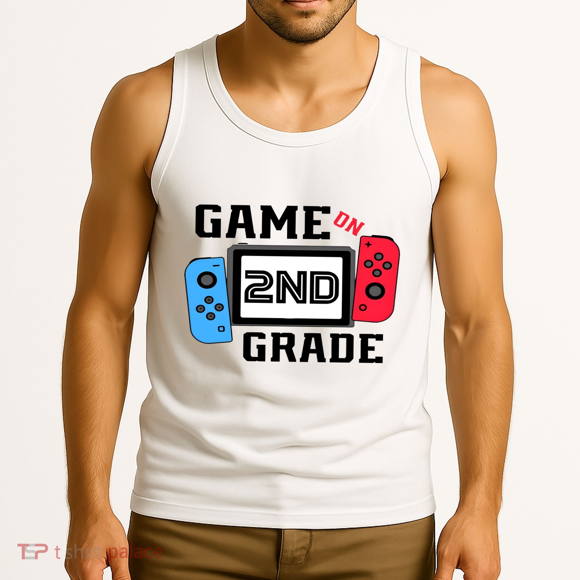 Game On Second Grade Back To School Tank Top