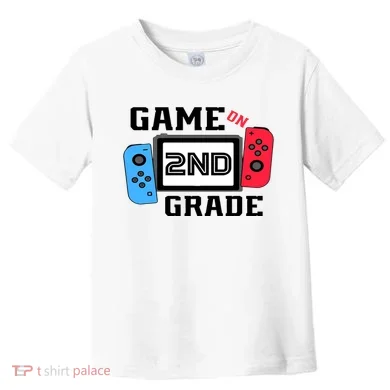 Game On Second Grade Back To School Toddler T-Shirt