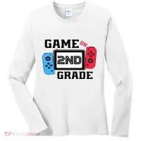 Game On Second Grade Back To School Women's Long Sleeve Shirt thumb 0