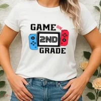 Game On Second Grade Back To School Women's T-Shirt thumb 2
