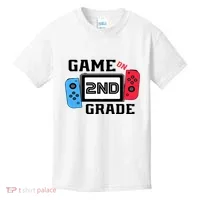 Game On Second Grade Back To School Kids T-Shirt thumb 0