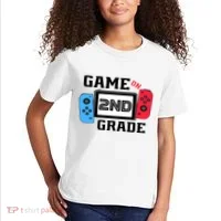 Game On Second Grade Back To School Kids T-Shirt thumb 2