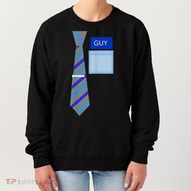 Guy Office Suit And Tie Costume Women's Sweatshirt