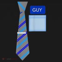 Guy Office Suit And Tie Costume Backpack thumb 2