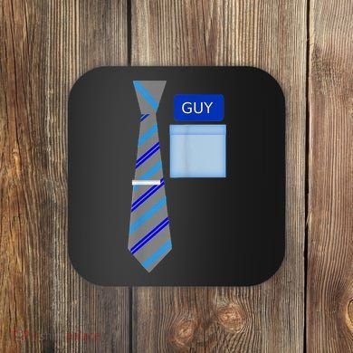 Guy Office Suit And Tie Costume Coaster