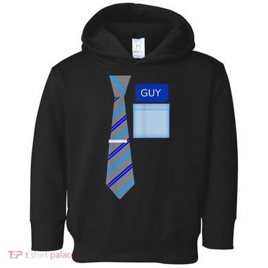 Guy Office Suit And Tie Costume Toddler Hoodie