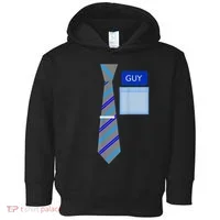 Guy Office Suit And Tie Costume Toddler Hoodie thumb 0