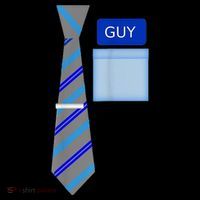 Guy Office Suit And Tie Costume Toddler Hoodie thumb 2