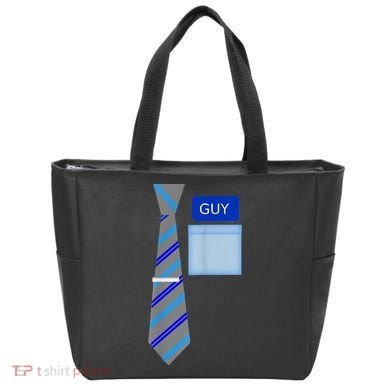 Guy Office Suit And Tie Costume Tote Bag