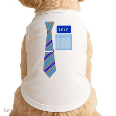 Guy Office Suit And Tie Costume Doggie Tank