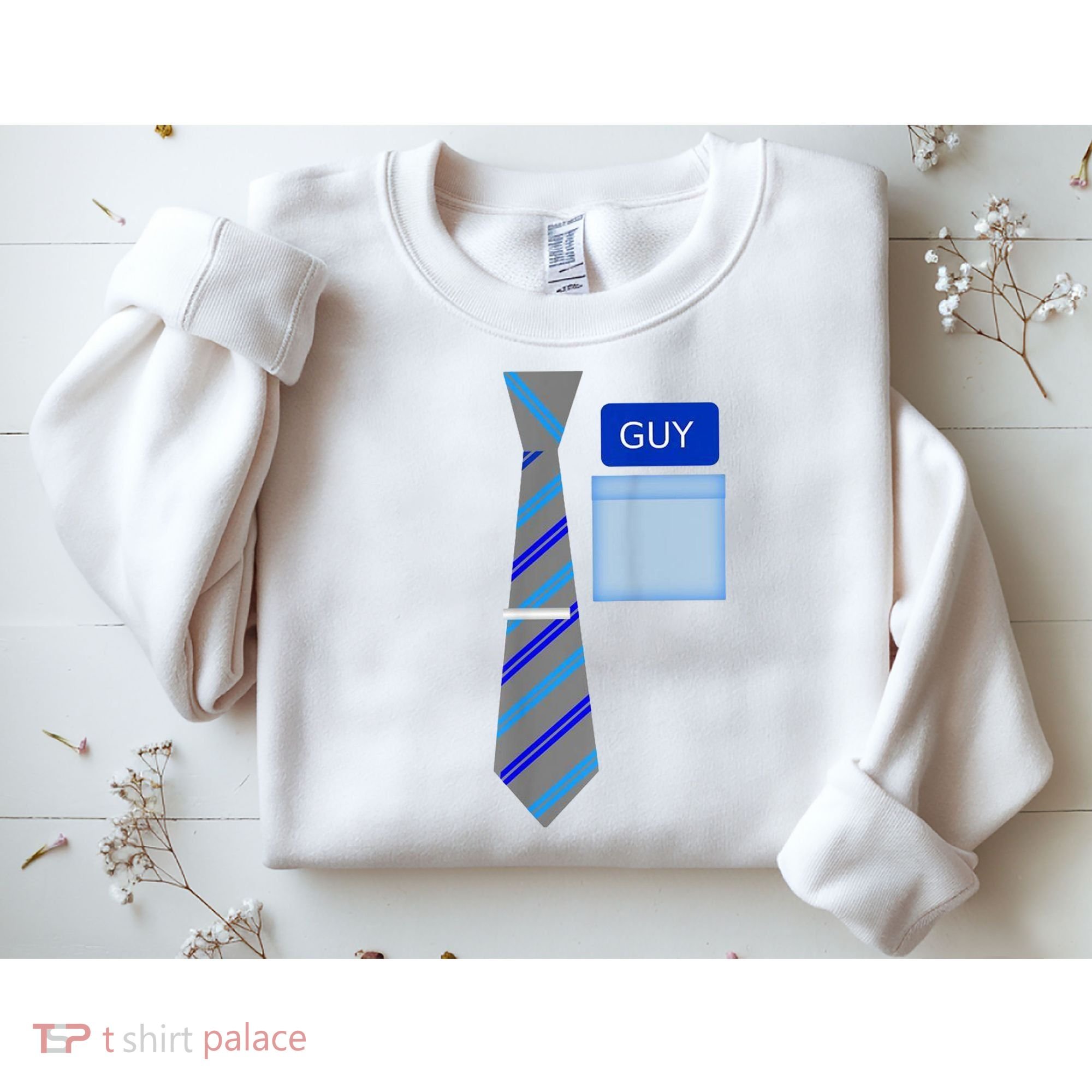 Guy Office Suit And Tie Costume Sweatshirt