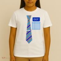 Guy Office Suit And Tie Costume T-Shirt thumb 4