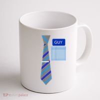 Guy Office Suit And Tie Costume Coffee Mug thumb 1