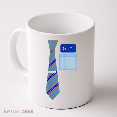 Guy Office Suit And Tie Costume Coffee Mug