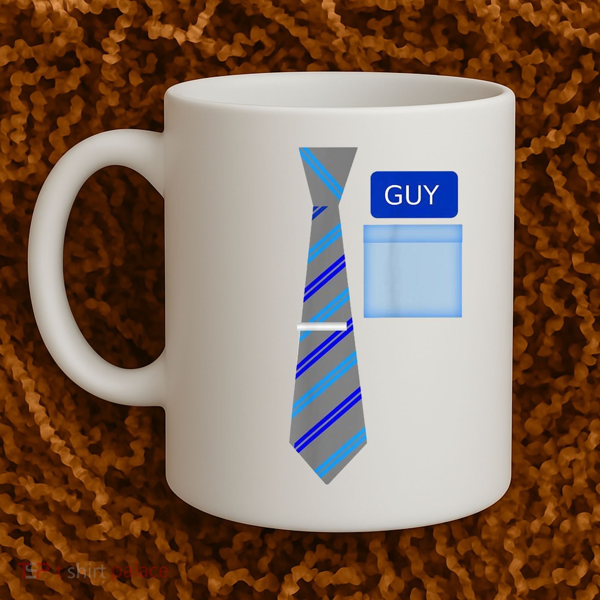 Guy Office Suit And Tie Costume Coffee Mug