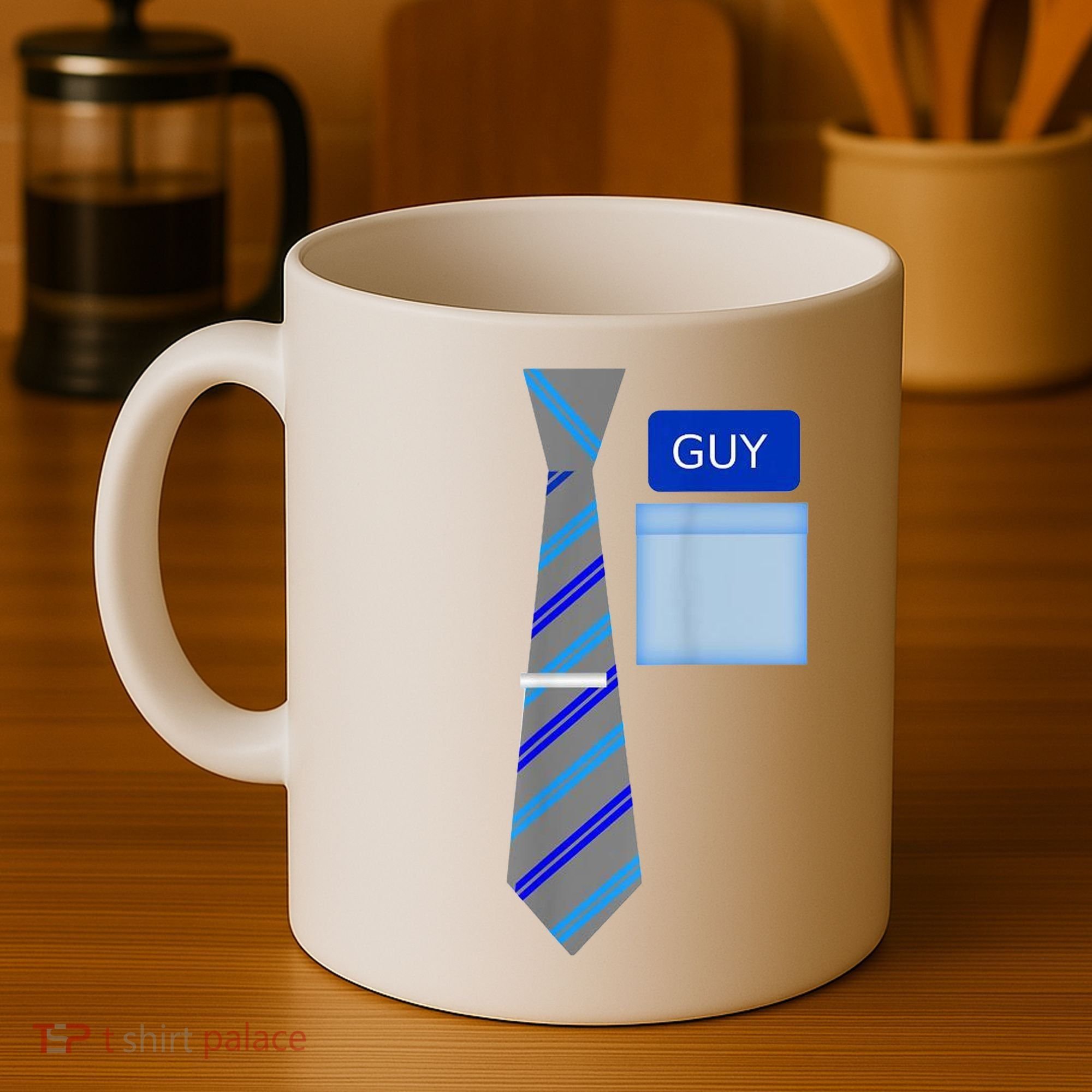 Guy Office Suit And Tie Costume Coffee Mug