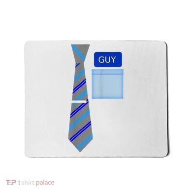 Guy Office Suit And Tie Costume Mousepad
