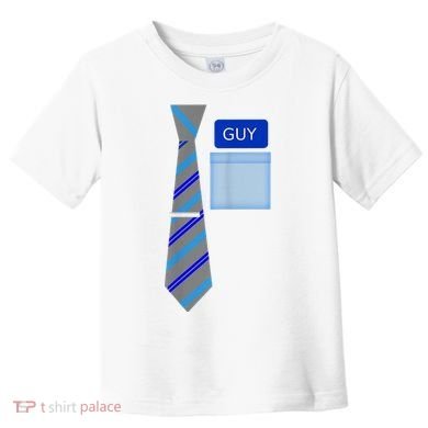 Guy Office Suit And Tie Costume Toddler T-Shirt