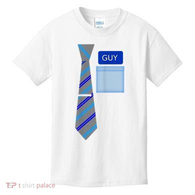 Guy Office Suit And Tie Costume Kids T-Shirt