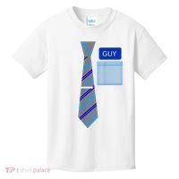 Guy Office Suit And Tie Costume Kids T-Shirt thumb 0