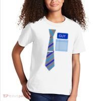 Guy Office Suit And Tie Costume Kids T-Shirt thumb 2