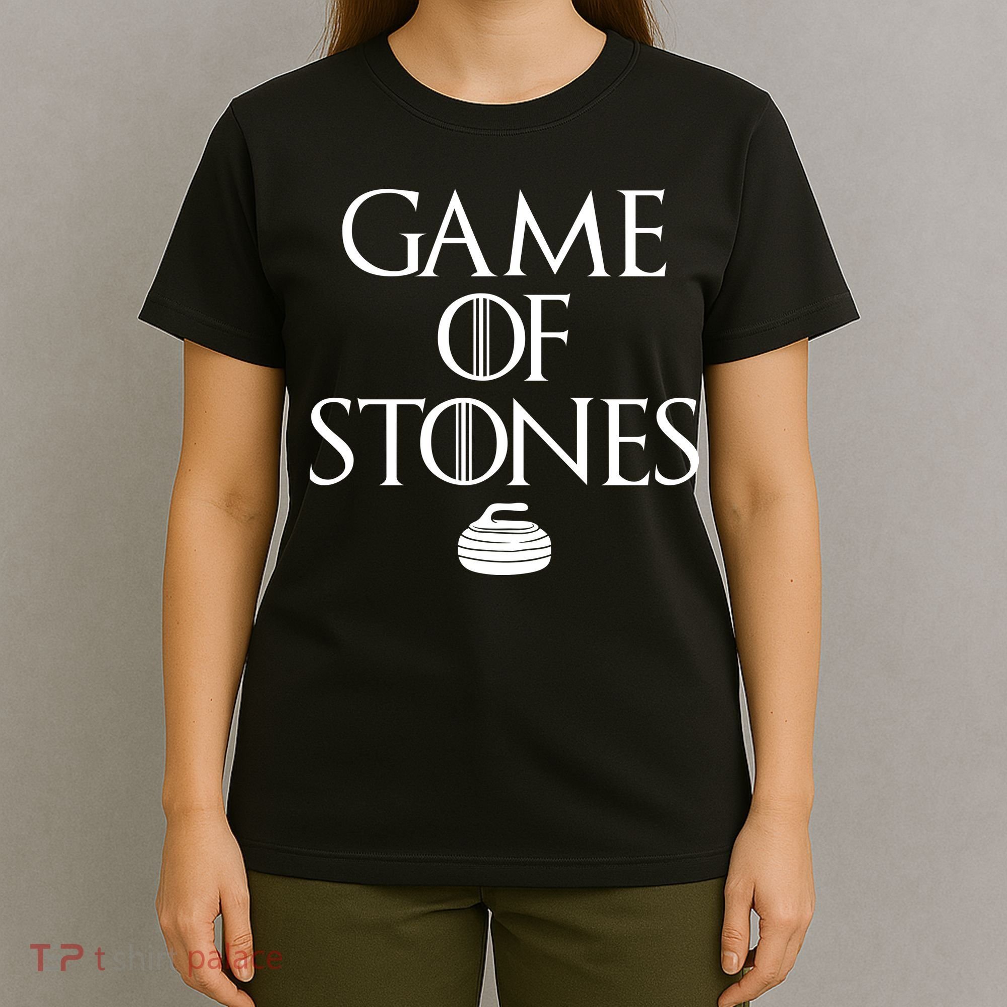 Game Of Stones Curler Parody T-Shirt