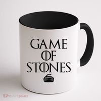 Game Of Stones Curler Parody Coffee Mug thumb 1