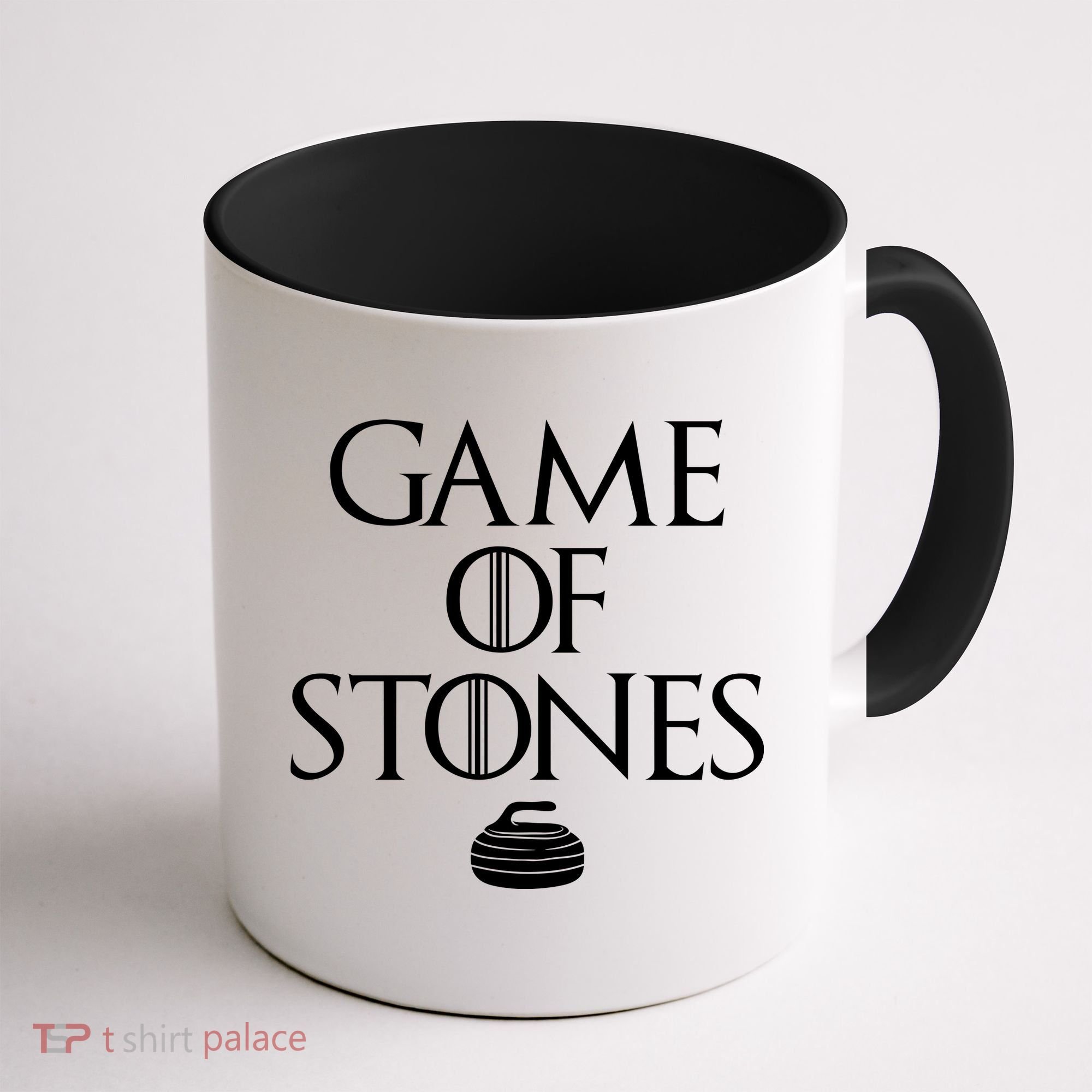 Game Of Stones Curler Parody Coffee Mug