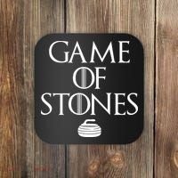 Game Of Stones Curler Parody Coaster thumb 0