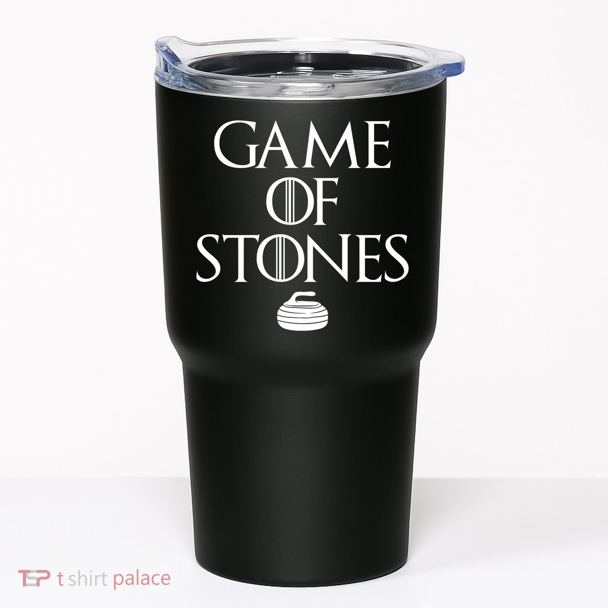 Game Of Stones Curler Parody Tumbler