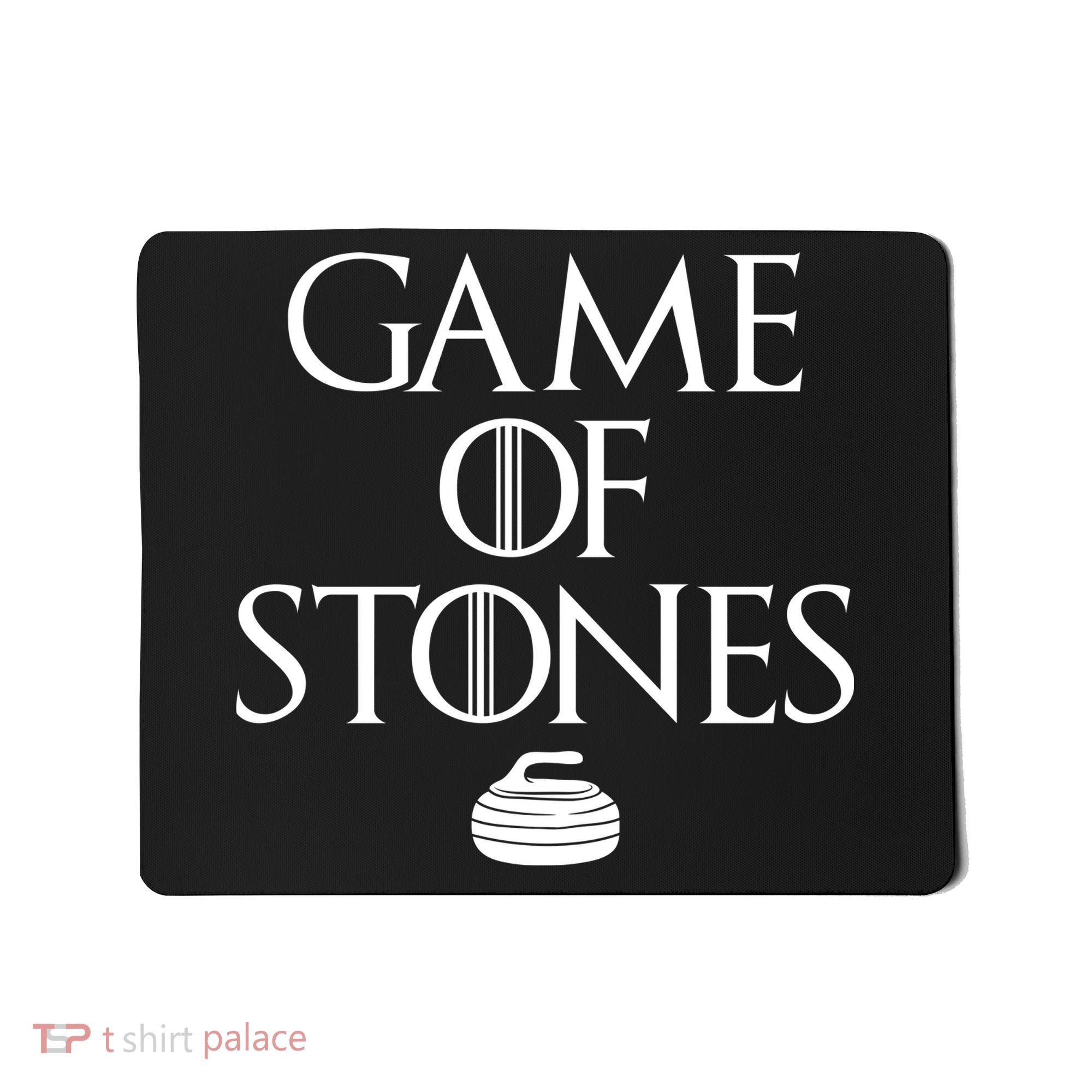 Game Of Stones Curler Parody Mousepad