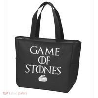 Game Of Stones Curler Parody Tote Bag thumb 3