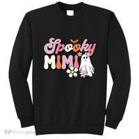 Groovy One Spooky Mimi Mama Grandma Witch Mom Halloween Sweatshirt thumb 0