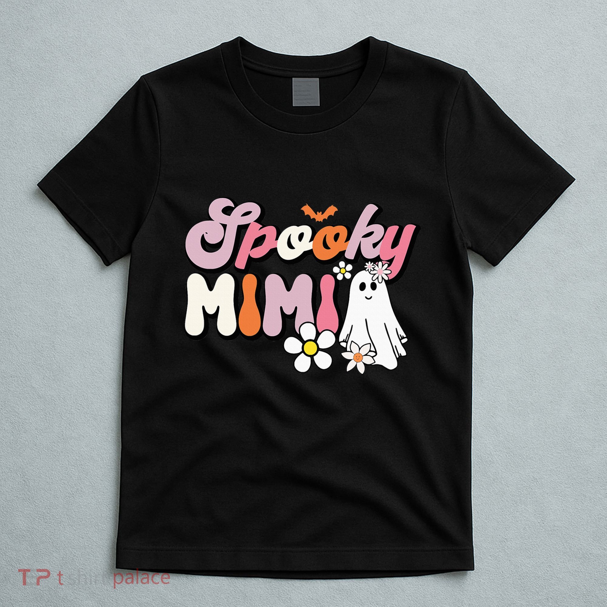 Groovy One Spooky Mimi Mama Grandma Witch Mom Halloween T-Shirt