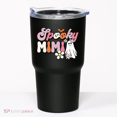 Groovy One Spooky Mimi Mama Grandma Witch Mom Halloween Tumbler