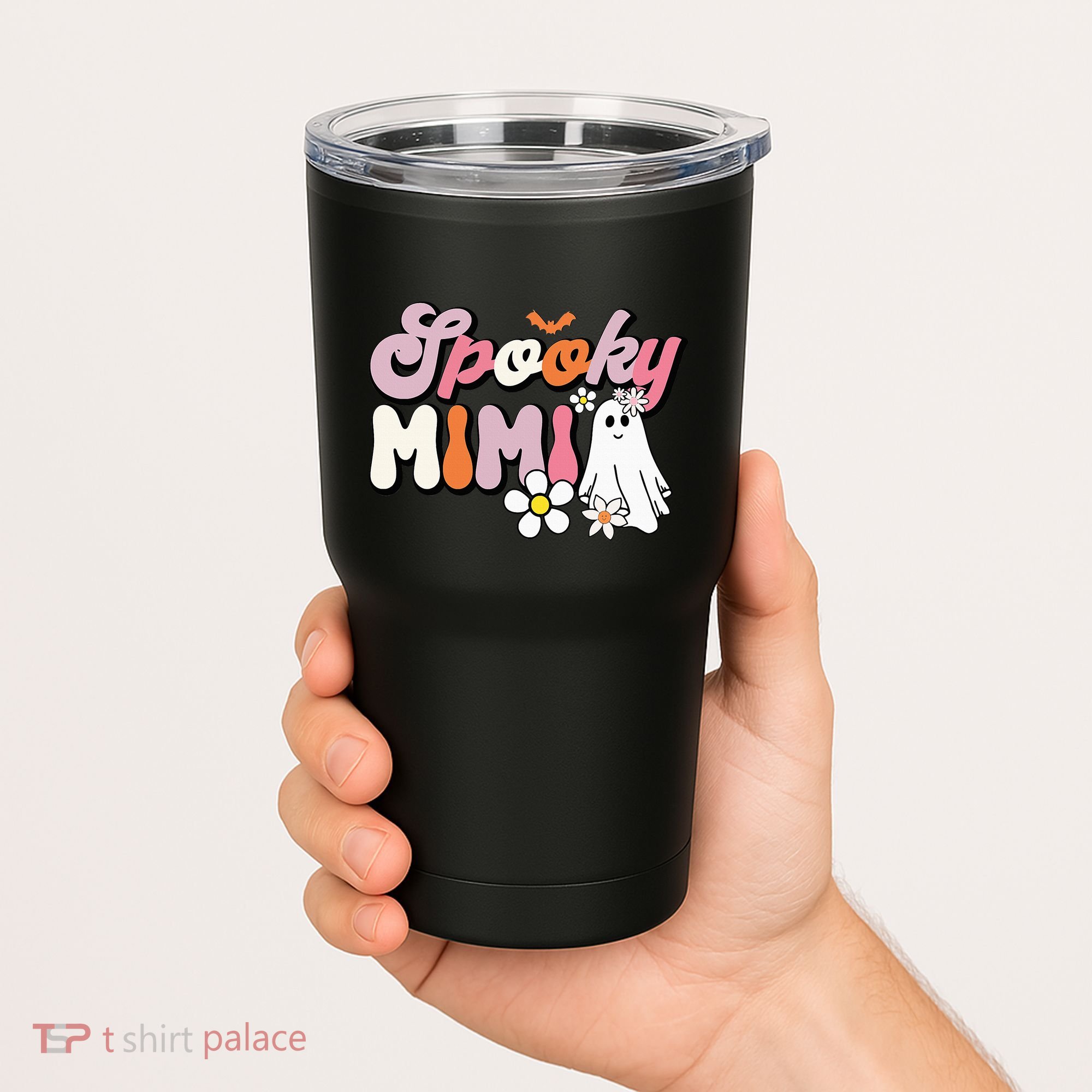 Groovy One Spooky Mimi Mama Grandma Witch Mom Halloween Tumbler